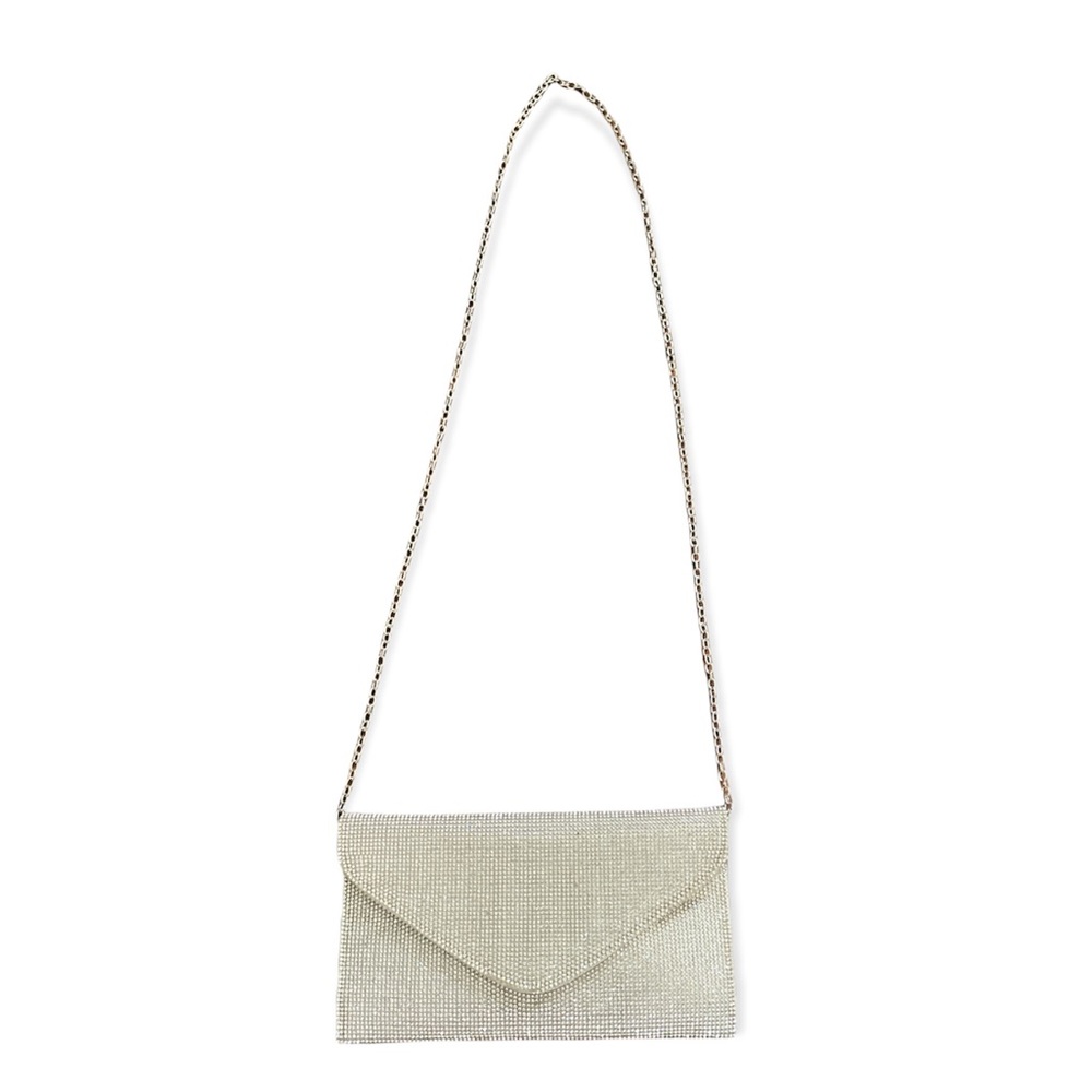 Ester & Lilly Silver Strass Night Purse Clutch with Detachable Straps - Picture 6 of 13
